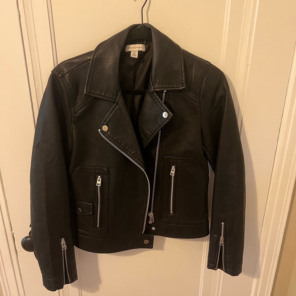 Top shop faux leather Moto Jacket